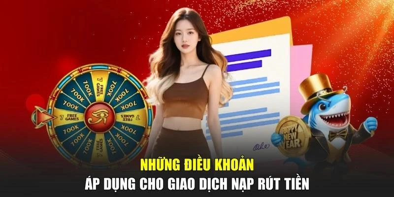 Những điều khoản áp dụng cho giao dịch nạp rút tiền